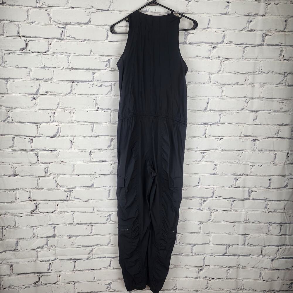 Athleta Jumpsuit Romper Canopy Parachute Sleeveless Black Women's 2 - Picture 3 of 13